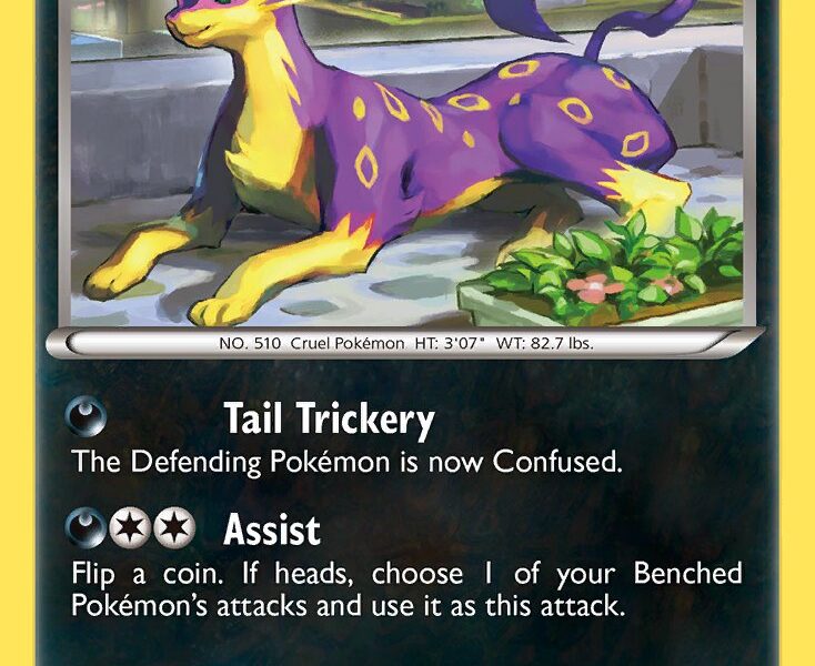 Liepard Pokemon Kaart