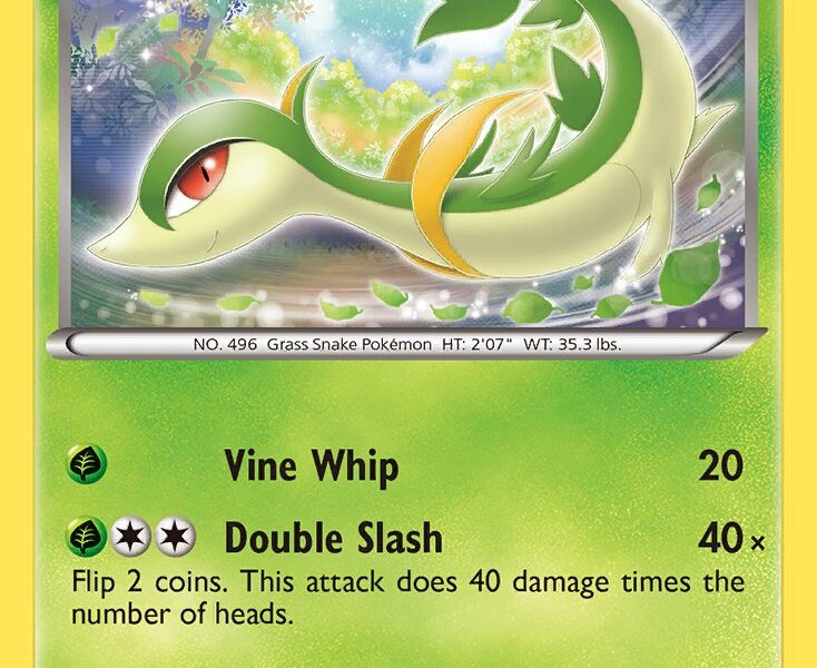 Servine Pokemon Kaart