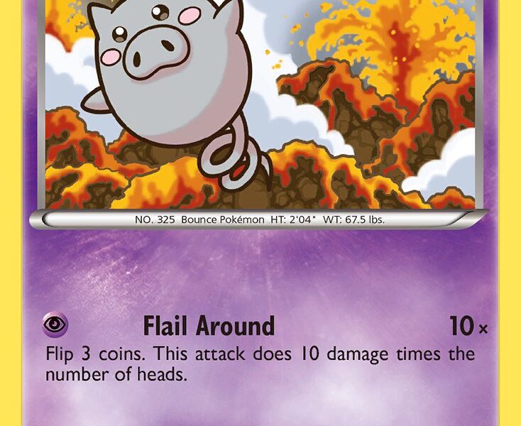 Spoink Pokemon Kaart