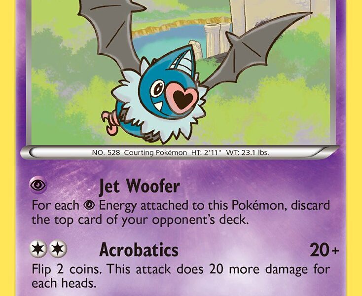 Swoobat Pokemon Kaart