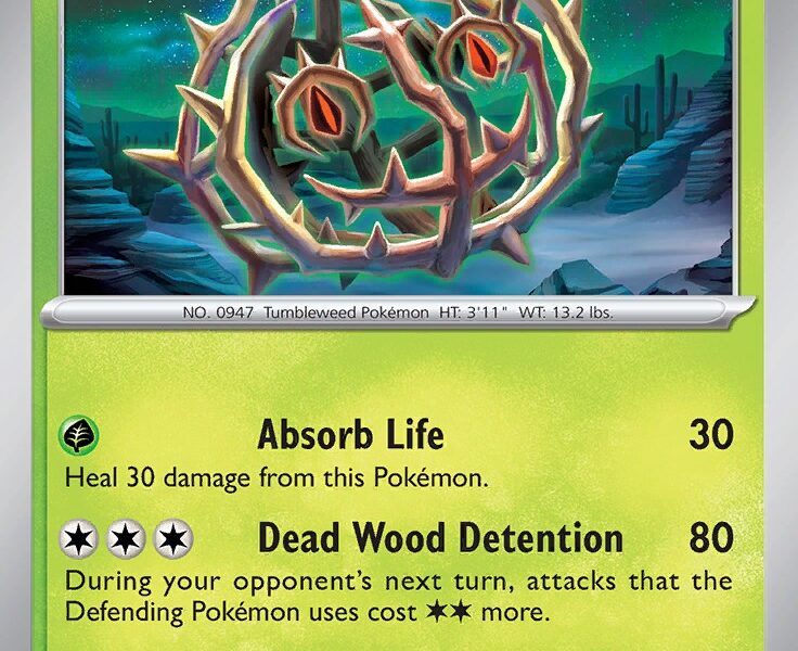 Brambleghast Pokemon Kaart