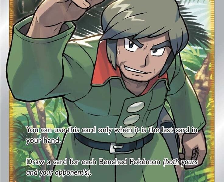 Brandon (Full Art) Pokemon Kaart