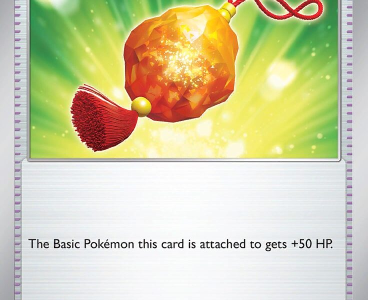 Bravery Charm Pokemon Kaart