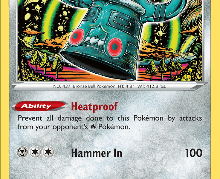 Bronzong Pokemon Kaart