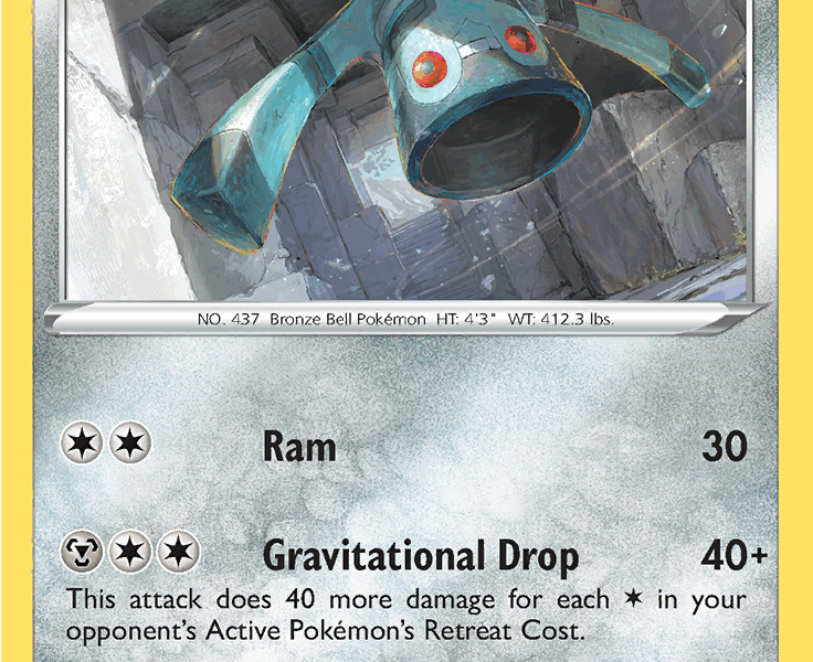 Bronzong Pokemon Kaart