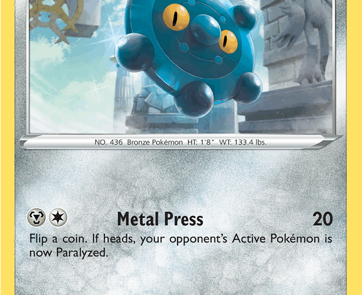 Bronzor Pokemon Kaart