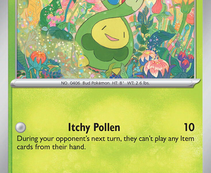 Budew Pokemon Kaart
