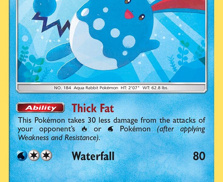 Azumarill Pokemon Kaart