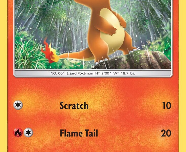 Charmander Pokemon Kaart