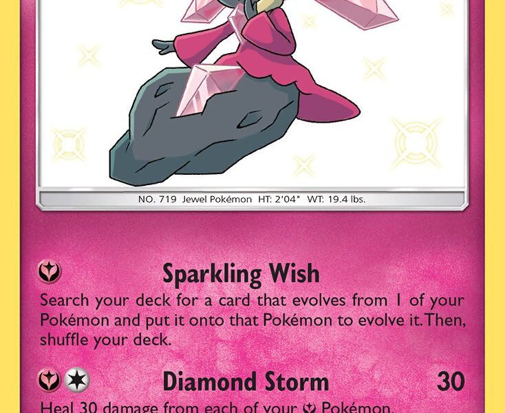 Diancie Pokemon Kaart