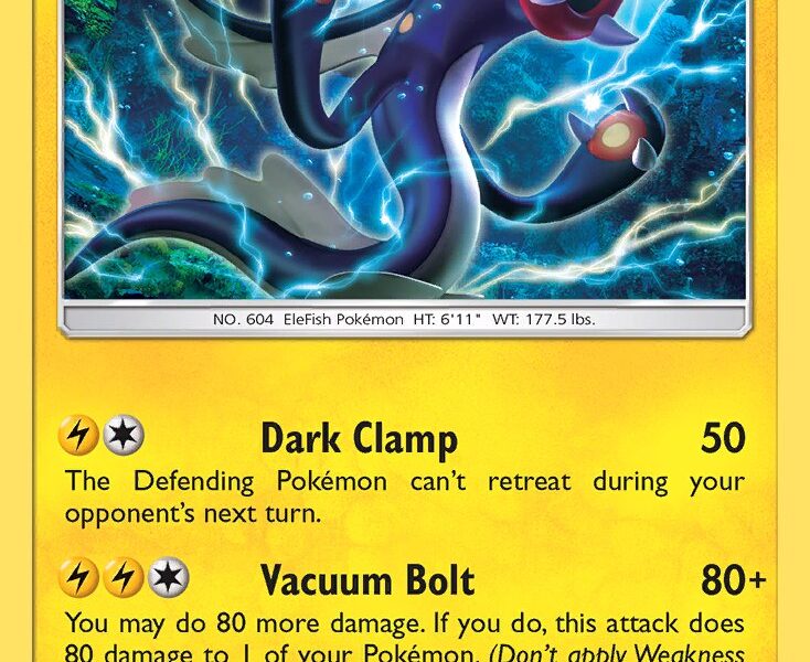 Eelektross Pokemon Kaart