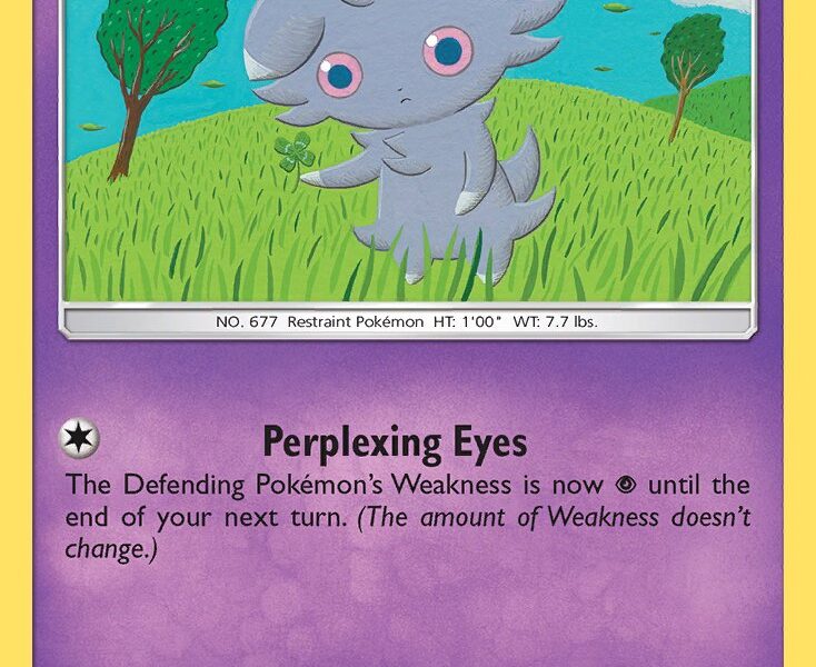 Espurr Pokemon Kaart