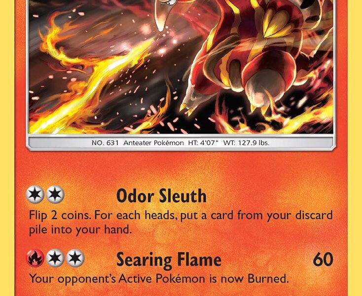 Heatmor Pokemon Kaart
