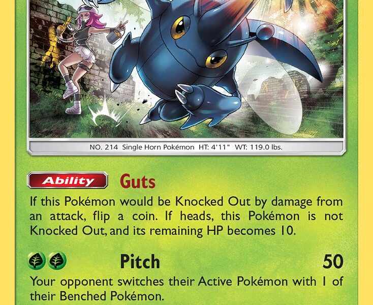 Heracross Pokemon Kaart