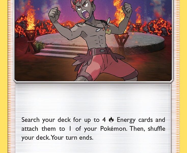 Kiawe Pokemon Kaart