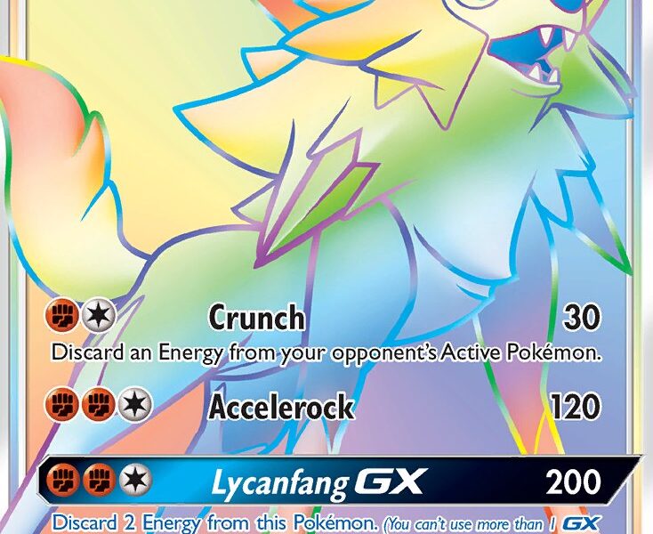 Lycanroc-GX Pokemon Kaart