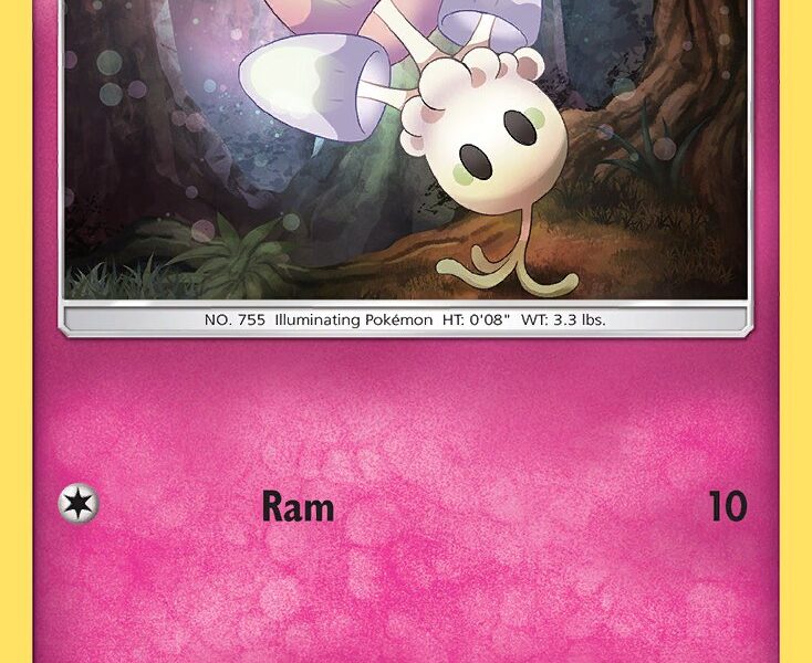 Morelull Pokemon Kaart