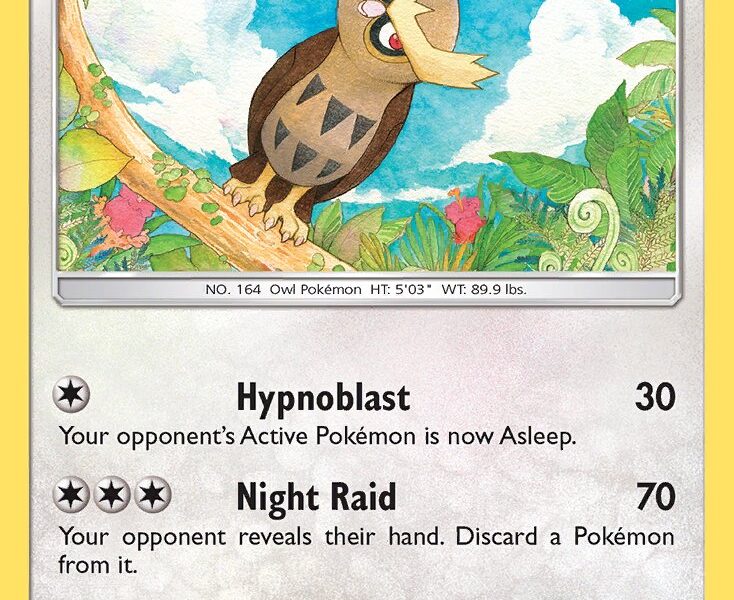 Noctowl Pokemon Kaart