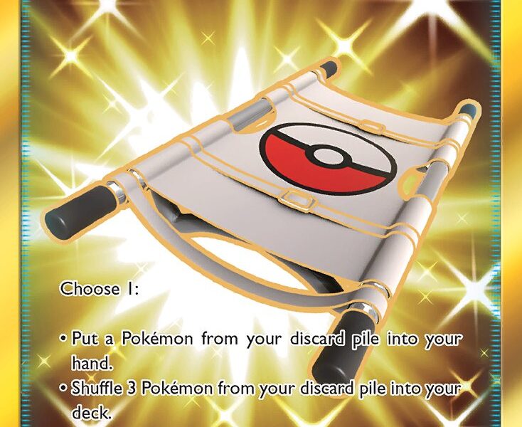 Rescue Stretcher Pokemon Kaart