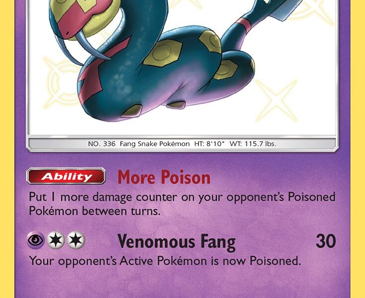 Seviper Pokemon Kaart