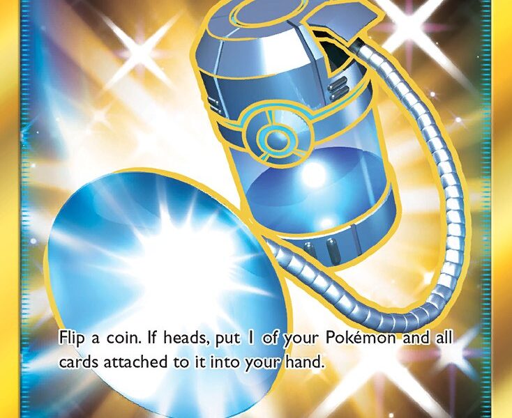 Super Scoop Up Pokemon Kaart