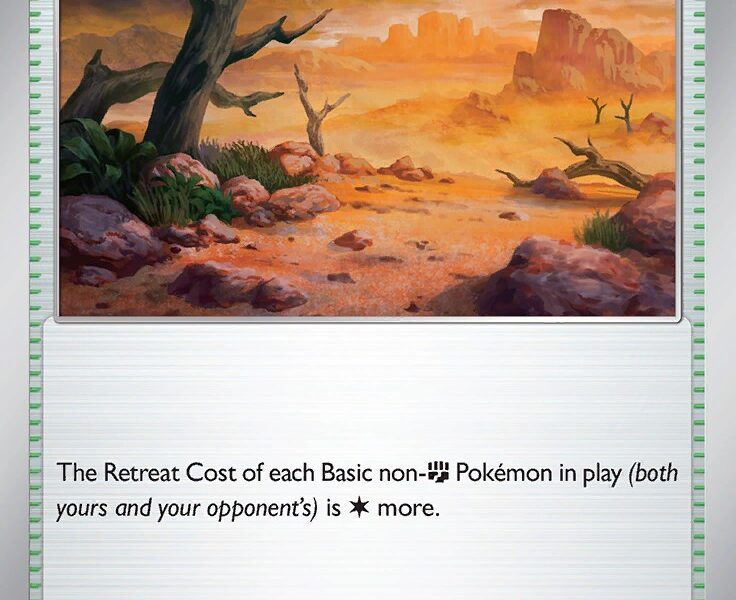 Calamitous Wasteland Pokemon Kaart