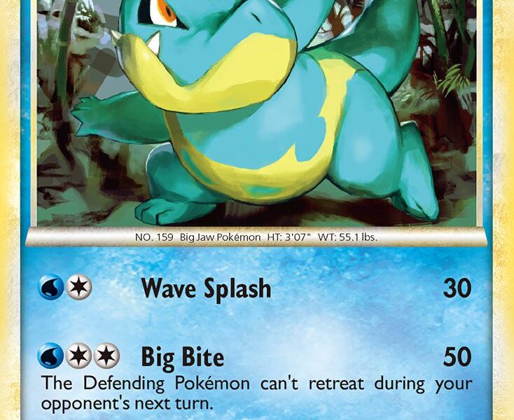 Croconaw Pokemon Kaart