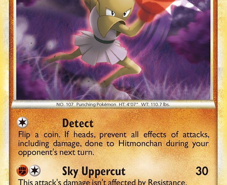 Hitmonchan Pokemon Kaart