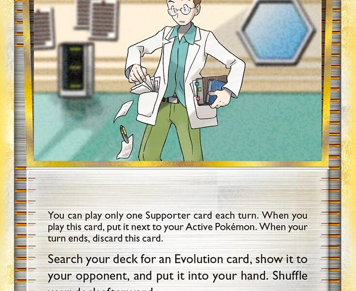 Professor Elm’s Training Method Pokemon Kaart