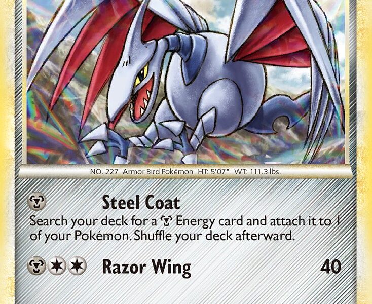 Skarmory Pokemon Kaart