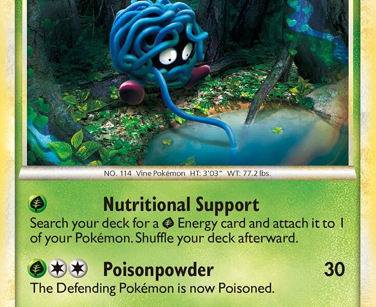 Tangela Pokemon Kaart