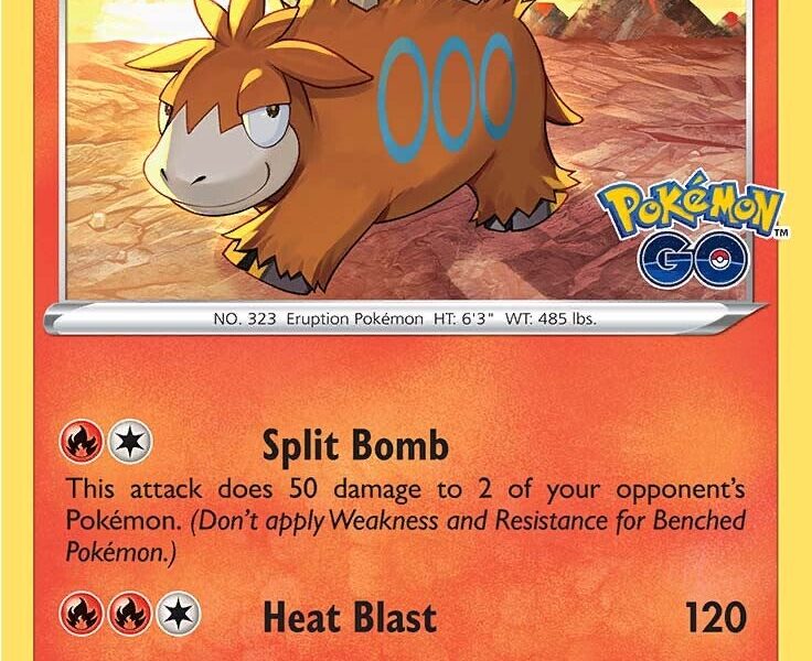 Camerupt Pokemon Kaart