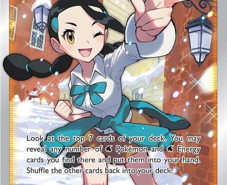 Candice (Full Art) Pokemon Kaart