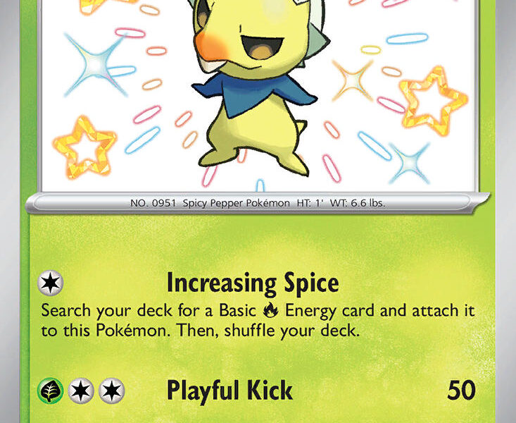 Capsakid Pokemon Kaart