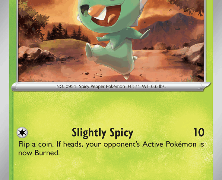 Capsakid Pokemon Kaart