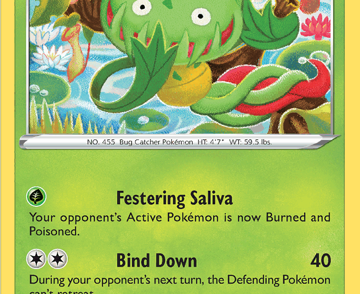 Carnivine Pokemon Kaart