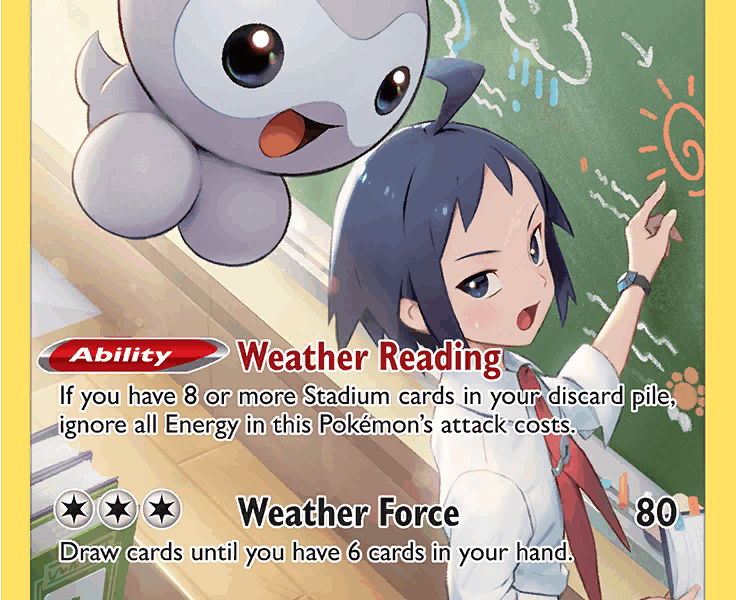 Castform Pokemon Kaart