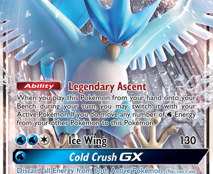 Articuno-GX Pokemon Kaart