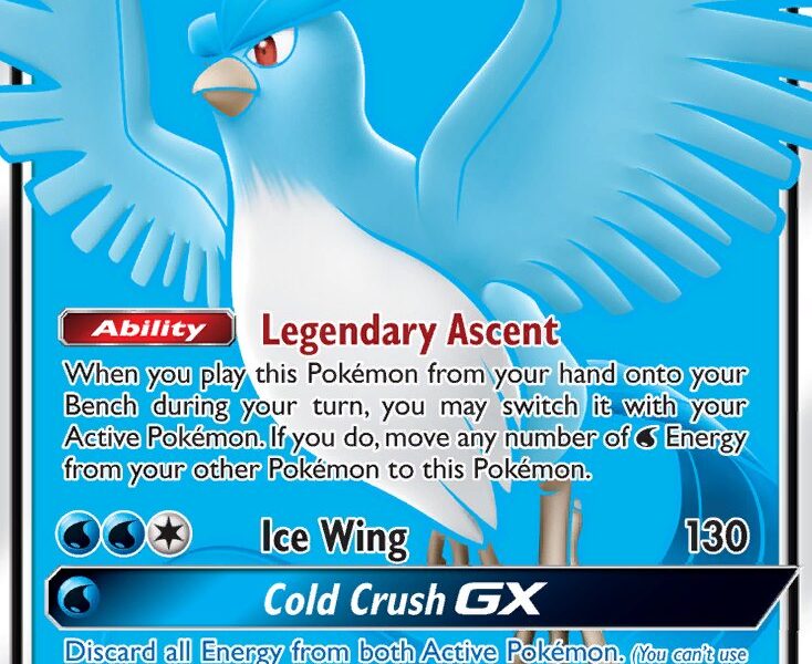 Articuno-GX Pokemon Kaart