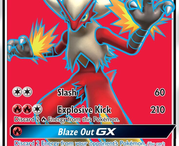 Blaziken-GX Pokemon Kaart