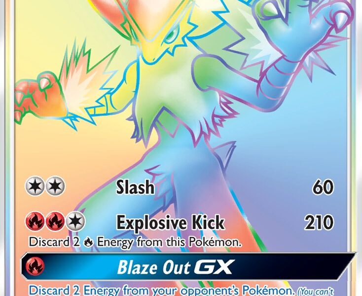 Blaziken-GX Pokemon Kaart