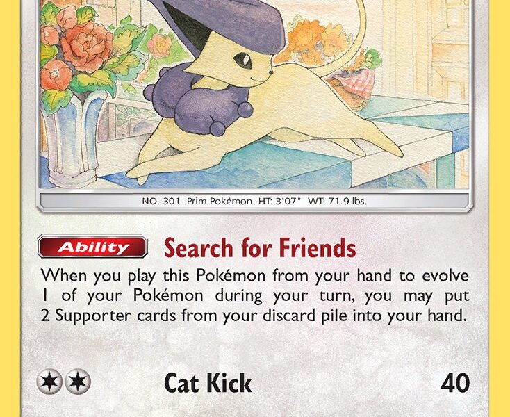 Delcatty Pokemon Kaart