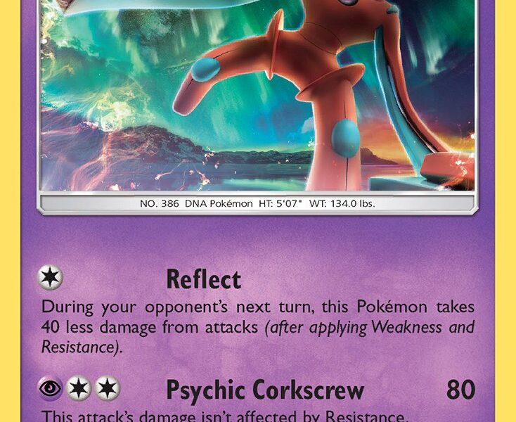 Deoxys Pokemon Kaart