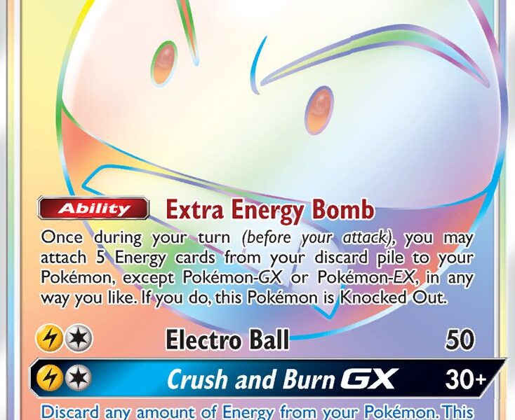 Electrode-GX Pokemon Kaart