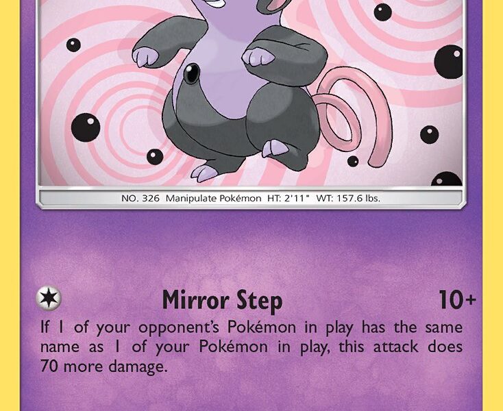 Grumpig Pokemon Kaart