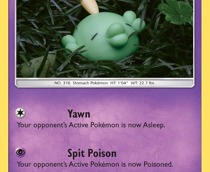 Gulpin Pokemon Kaart