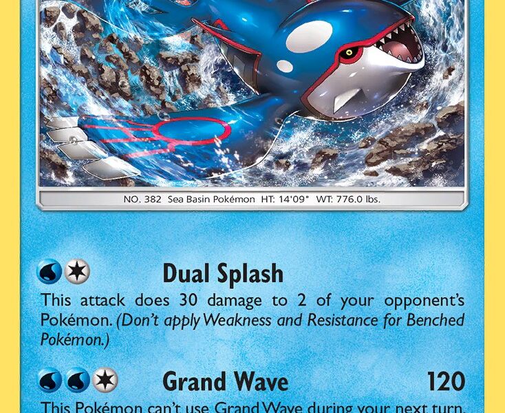 Kyogre Pokemon Kaart