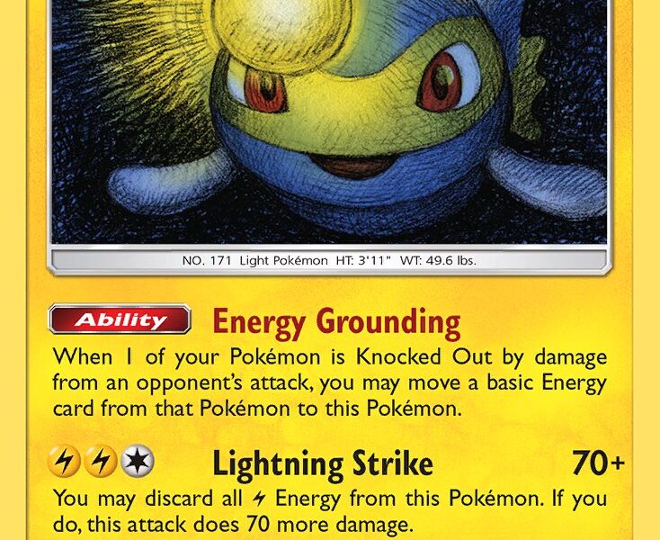 Lanturn Pokemon Kaart