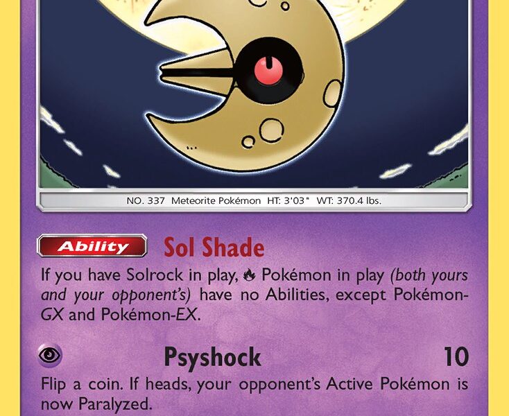 Lunatone Pokemon Kaart
