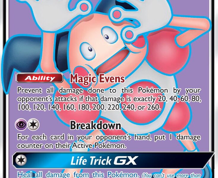 Mr. Mime-GX Pokemon Kaart